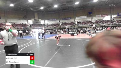 78 lbs Quarterfinal - Jaxson Avery, Sturgis Youth WC vs Michael Cornella, Mat Burners WC