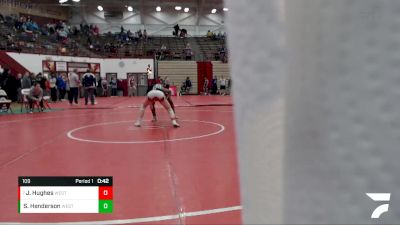 109 lbs 7th Place Match - Jaden Hughes, Frankton Wrestling Club vs Senniah Henderson, Lafayette Jeff