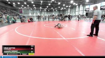 62 lbs Champ. Round 1 - Hudson Wright, Punisher Wrestling Company vs Cruz Gaytan, Washington