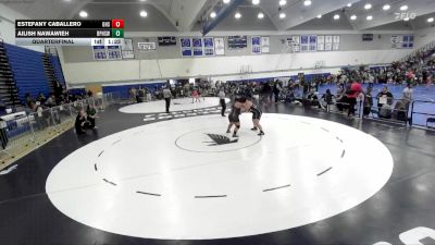235 lbs Quarterfinal - Estefany Caballero, Orange High School vs Ailish Nawawieh, Buena Park High School Wrestli
