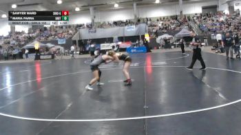Girls 152 lbs Quarterfinal - Sawyer Ward, Science Hill High School Girls vs Maria Parra, Bartlett High School Girls