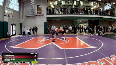 175 lbs Quarterfinal - Liam Ennis, Mount Saint Joseph vs Bojan Sulc, Gonzaga