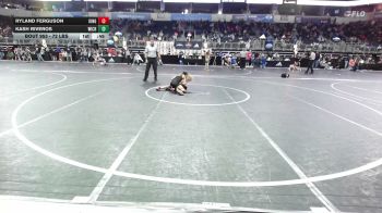72 lbs Consi Of 4 - Ryland Ferguson, King Select Wr Ac vs Kash Riveros, Wichita Training Center