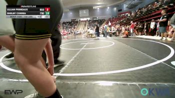 160 lbs Quarterfinal - Braxton Garcia, Eufaula Ironheads Wrestling Club vs Cohen Whiteley, Broken Arrow Wrestling Club