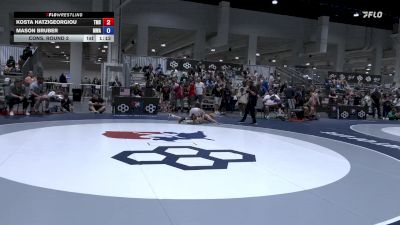 U15 GR - 48 lbs Cons. Round 2 - Kosta Hatzigeorgiou, Team Missouri Select vs Mason Bruber, MWC Wrestling Academy