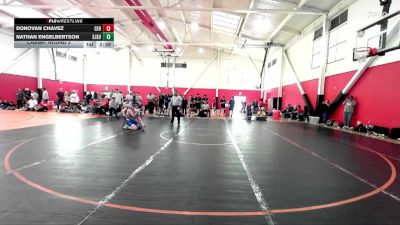 165 lbs Champ. Round 2 - Nathan Engelbertson, San Jose State University vs Donovan Chavez, Cerritos College