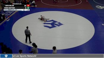 141 lbs Champ. Round 2 - Owen Heffner, Elizabethtown College vs Seth Miller, Ohio Northern University