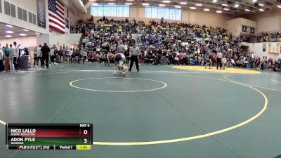 106 lbs Champ. Round 2 - Nico Lallo, NORTH ROYALTON vs Adon Pyle, GLENOAK