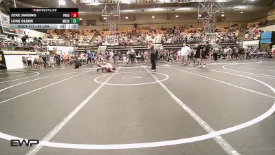 80 lbs Semifinal - Zeke Jansing, Prodigy Elite vs Luke Olsen, Mojo Grappling Academy