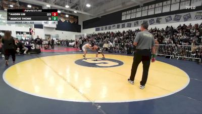 120 lbs Cons. Round 1 - Kaiden Lim, Citrus Valley vs Benicio Thome, Bishop Amat
