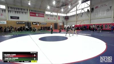 105 (107) Champ. Round 2 - Tabitha Maher, San Ramon Valley vs Eliana Caro, Amador Valley