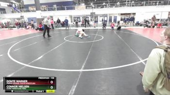 116 lbs Quarterfinal - Connor Nielsen, Clinic Wrestling FXBG vs Donte Warner, Prince George Youth Wrestling