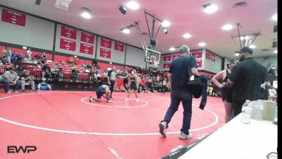 195 lbs Round Of 16 - Connor Holluby, Henryetta HS vs Titus Dotson, Tulsa Hale