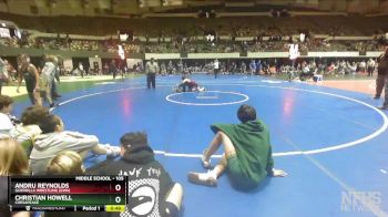 105 lbs Semifinal - Christian Howell, Chesapeake vs Andru Reynolds, Guerrilla Wrestling (GWA)