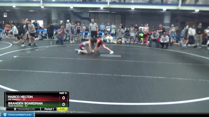 84 lbs Finals (2 Team) - Marco Helton, MD Maniacs vs Branden Boardman ...