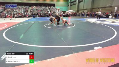 108 lbs Round Of 64 - Vaughn Graff, South Medford Mat Club vs Anthony Gonzales, Cats Wrestling Club