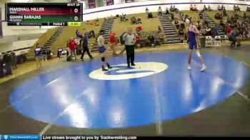 132 lbs Quarterfinal - Gianni Barajas, McQueen vs Marshall Miller, Reno