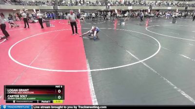 98 lbs Quarterfinal - Carter Solt, Askren Wrestling Academy vs Logan Grant, LaCrosse Area Wrestlers