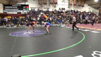 130 lbs Semifinal - Carolline Hilton, Cleveland vs Sophia Slaughter, Orange County HS