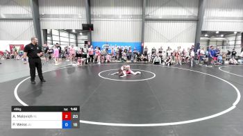 49 kg Rr Rnd 2 - Ana Malovich, Young Guns vs Paige Weiss, Jersey United Pink