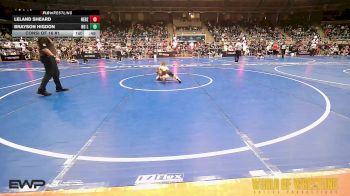 55 lbs Consi Of 16 #1 - Leland Sheard, Nebraska Boyz vs Brayson Higdon, No Limit Wrestling Club