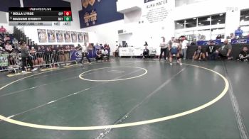 140 lbs Cons. Semi - Bella Lyrse, Cypress vs Masuimi Everitt, Mayfair