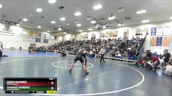 150 lbs Cons. Round 3 - Aiden Ramirez, Santa Paula vs Thomas Moreno, San Gorgonio