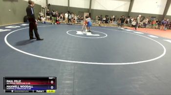 144 lbs Cons. Round 2 - Paul Feliz, All-Phase Wrestling Club vs Maxwell Woodall, Marysville Wrestling Club