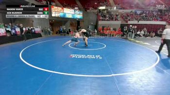 165 lbs Round 4 - Semis (4 Team) - Ace Bledsoe, Canyon Randall vs Mason Vance, Frisco Wakeland