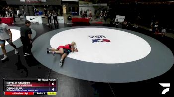 125 lbs 1st Place Match - Natalie Sanders, Anderson Youth Wrestling vs Devin Silva, Roosevelt High School Wrestling