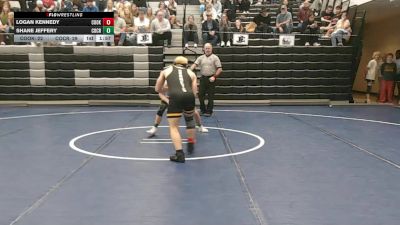 150 lbs Quarters & 1st Wb (16 Team) - Shane Jeffery, Coahulla Creek vs Logan Kennedy, Cook