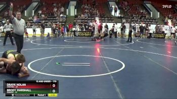 170 lbs Round 3 - Brody Marshall, Gobles vs Drayk Nolan, Chilton