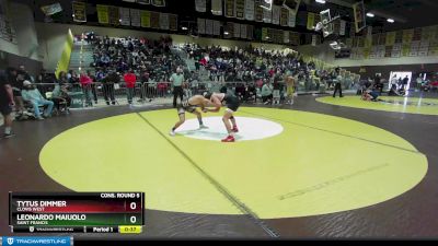 145 lbs Cons. Round 5 - Leonardo Maiuolo, Saint Francis vs Tytus Dimmer, Clovis West