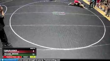 182 lbs Quarterfinal - Carlos Ponce, Soda City Wrestling Club vs Michael Brown, Not Attached