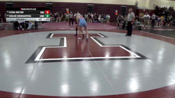 140 lbs Round 1 - Lydia Beyer, East Buchanan vs Chloe Denhartog, Louisa-Muscatine