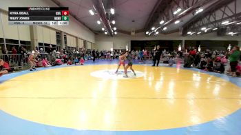 75 lbs Rr Rnd 5 - Kyra Beall, ICWL Bruisers Girls vs Riley Jones, MGW Coral Cuties
