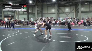 165 lbs Quarterfinal - Liam Nider, Manhattan vs James Hill, Garden City