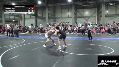 165 lbs Quarterfinal - Liam Nider, Manhattan vs James Hill, Garden City