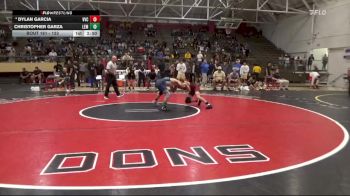 133 lbs Cons. Round 3 - Christopher Garza, Lemoore College vs Dylan Garcia, Victor Valley College