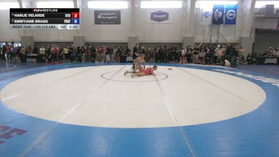 170-178 lbs 1st Place Match - Harlie Velarde, Tiger Tough vs Emmyjane Bragg, Poway RTC