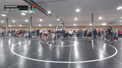 120 lbs Quarterfinal - Linkin Backus, Walton vs James Neopaney, Harrisburg