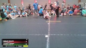 57 lbs Round 3 (4 Team) - Charity Sperry, MO Outlaws Gold vs Oakley Mulich, Untouchables