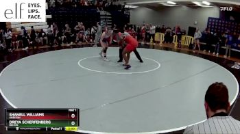 155 lbs. Champ. Round 3 - Dreya Scherfenberg, Belton vs Shanell Williams, Sikeston