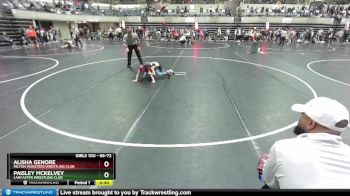 66-72 lbs Round 5 - Paisley McKelvey, Lancaster Wrestling Club vs Alisha Genore, Milton Monsters Wrestling Club