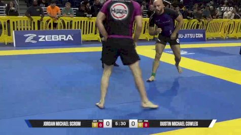 Dustin Michael Cowles vs Jordan Michael Scrom 2025 Pan IBJJF Jiu-Jitsu No-Gi Championship