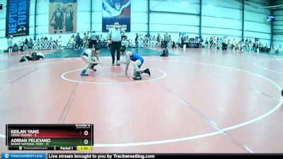 88 lbs Rd# 9- 2:15pm Saturday Final Pool - Keilan Yang, Crass Trained vs Adrian Feliciano, NCWAY National Team