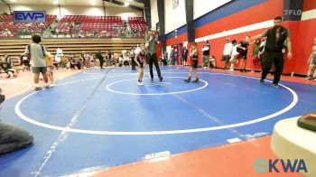 55 lbs Consolation - Elijah Kroll, Raw Wrestling Club vs Aksel Davis, Tahlequah Wrestling Club