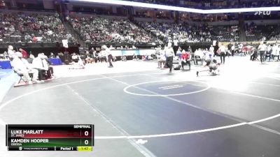 132 Class 2 lbs Semifinal - Luke Marlatt, St. James vs Kamden Hooper, Odessa