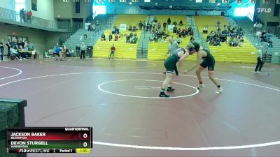 175 lbs Quarterfinal - Jackson Baker, Beaverton vs Devon Sturgell, Warrenton