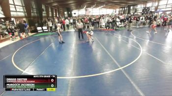 78 lbs Semifinal - Driggs Deeter, Sanderson Wrestling Academy vs Murdoch Jacobson, Sanderson Wrestling Academy